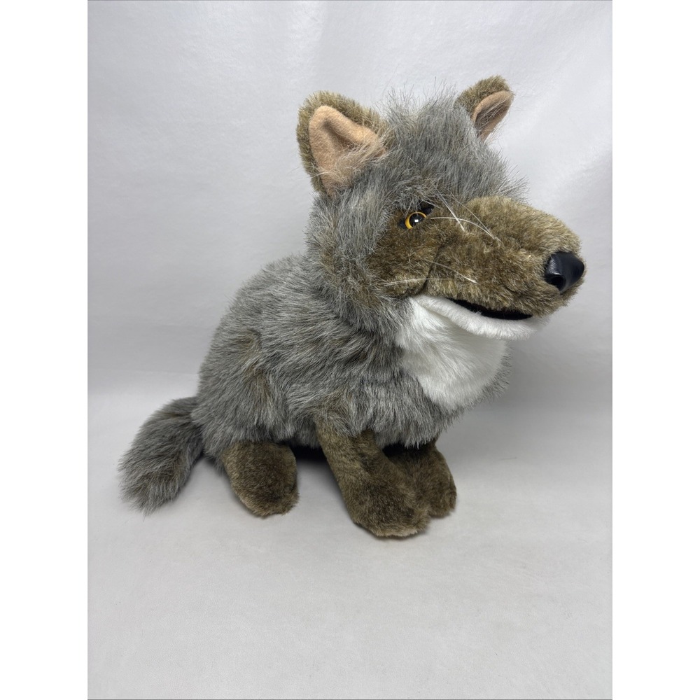 Folkmanis Folktails Coyote Hand‎ Puppet Full Body Plush 16"